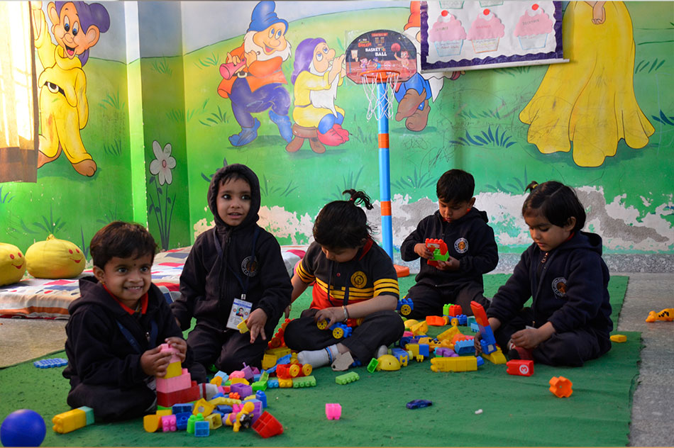 Students reading in a library